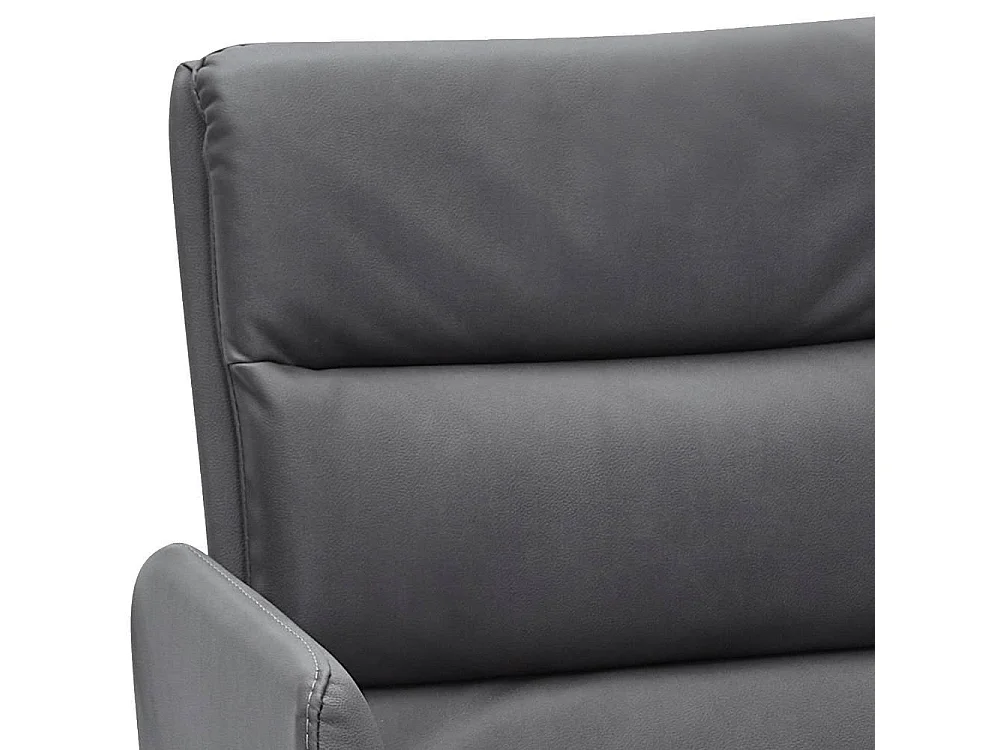 Armlehnstuhl Polsterstuhl Esszimmer in Dunkelgrau mit Gestell aus Metall