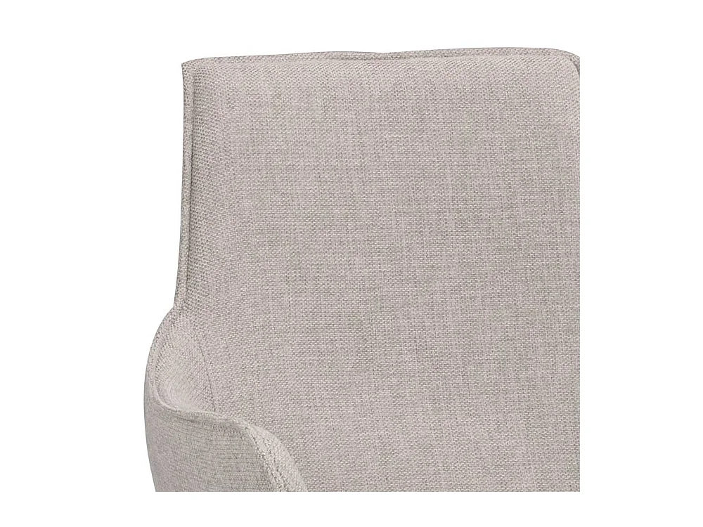 Polsterstuhl Esszimmer Set in Hellgrau Gestell aus Metall (2er Set)