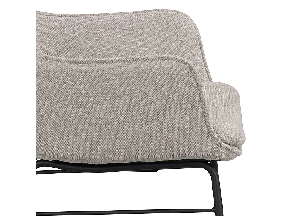 Polsterstuhl Esszimmer Set in Hellgrau Gestell aus Metall (2er Set)