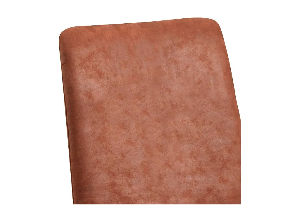 Polsterstuhl Küchenstuhl aus Microfaser mit Gestell aus Metall (2er Set)