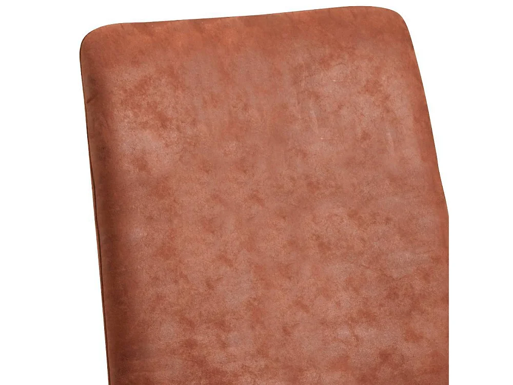 Polsterstuhl Küchenstuhl aus Microfaser mit Gestell aus Metall (2er Set)