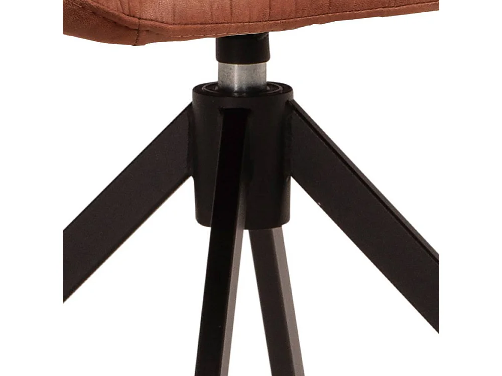 Polsterstuhl Küchenstuhl aus Microfaser mit Gestell aus Metall (2er Set)