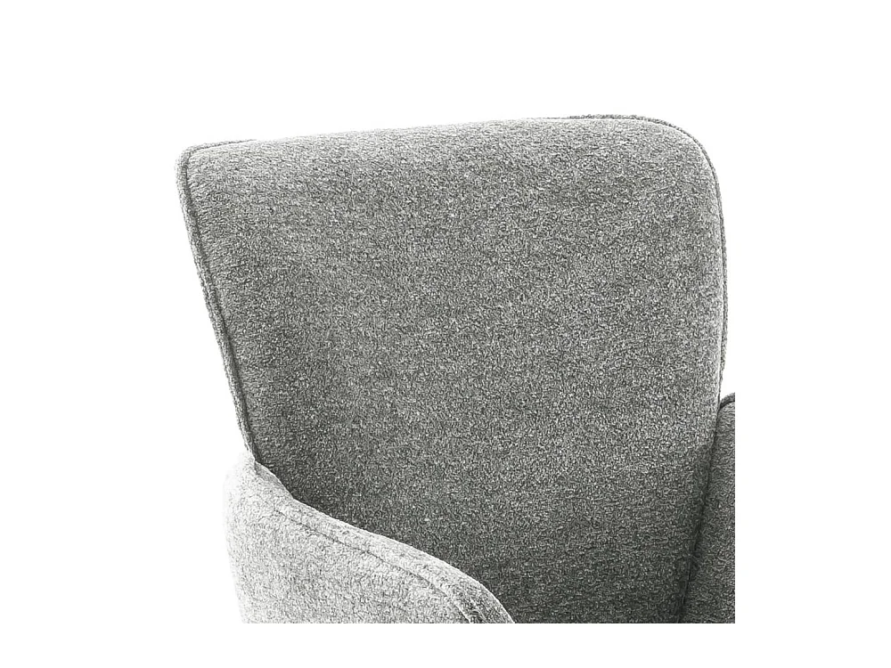 Armstuhl Polsterstuhl um 360 Grad drehbar aus Chenillegewebe (2er Set)