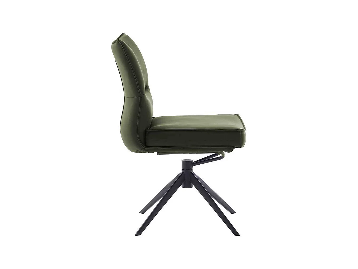 Esszimmerstuhl Stuhl Esszimmer drehbar aus Echtleder (2er Set)