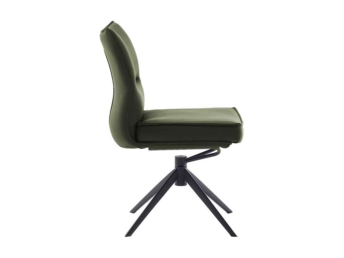 Esszimmerstuhl Stuhl Esszimmer drehbar aus Echtleder (2er Set)