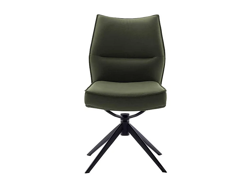 Esszimmerstuhl Stuhl Esszimmer drehbar aus Echtleder (2er Set)