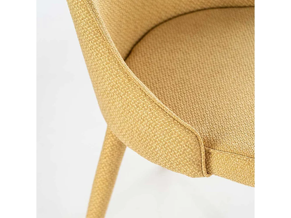 Esszimmer Polsterstühle in Gelb modernen (2er Set)