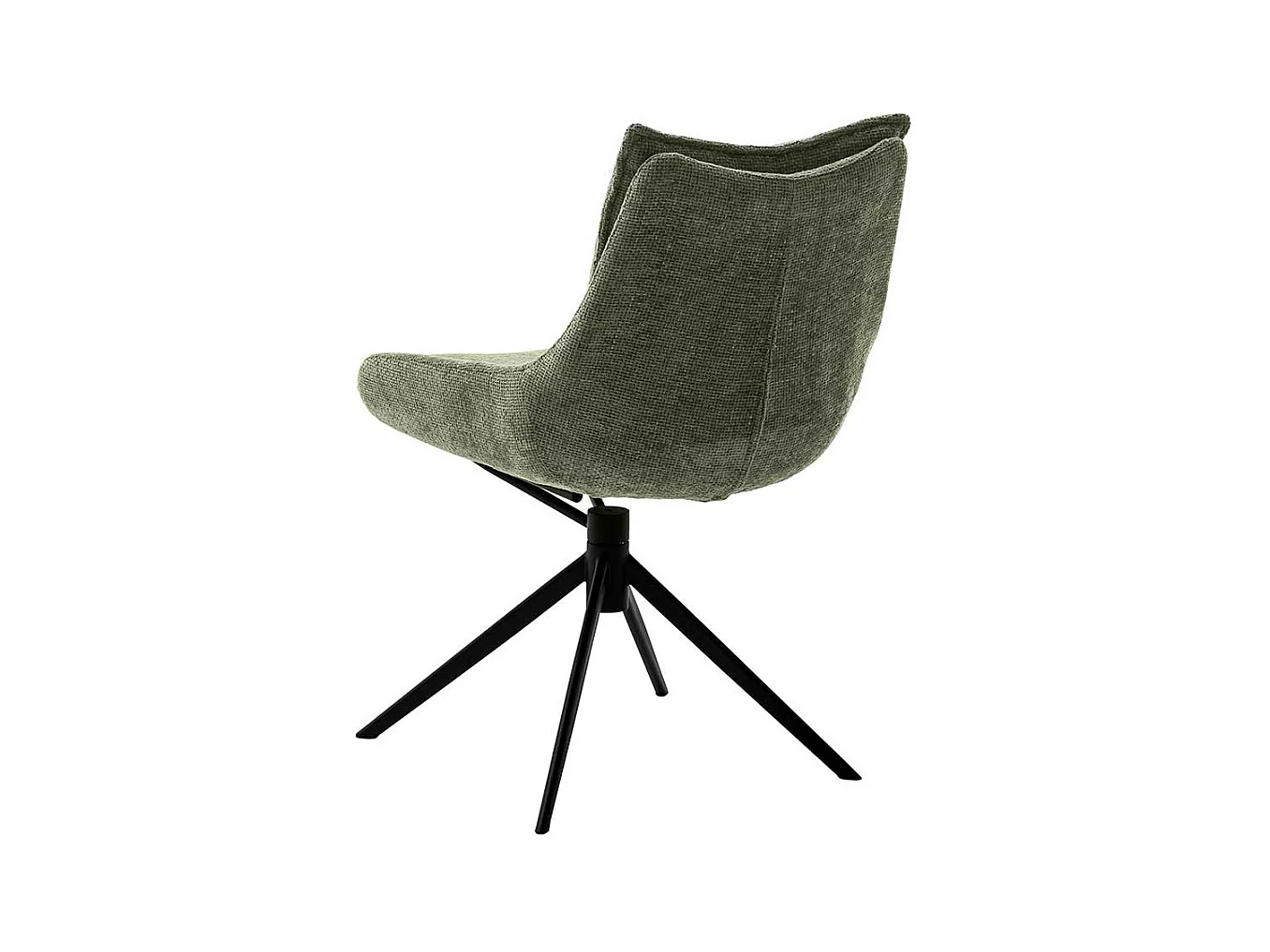 Esstisch Stühle in Oliv Grün Gestell aus Metall (2er Set)
