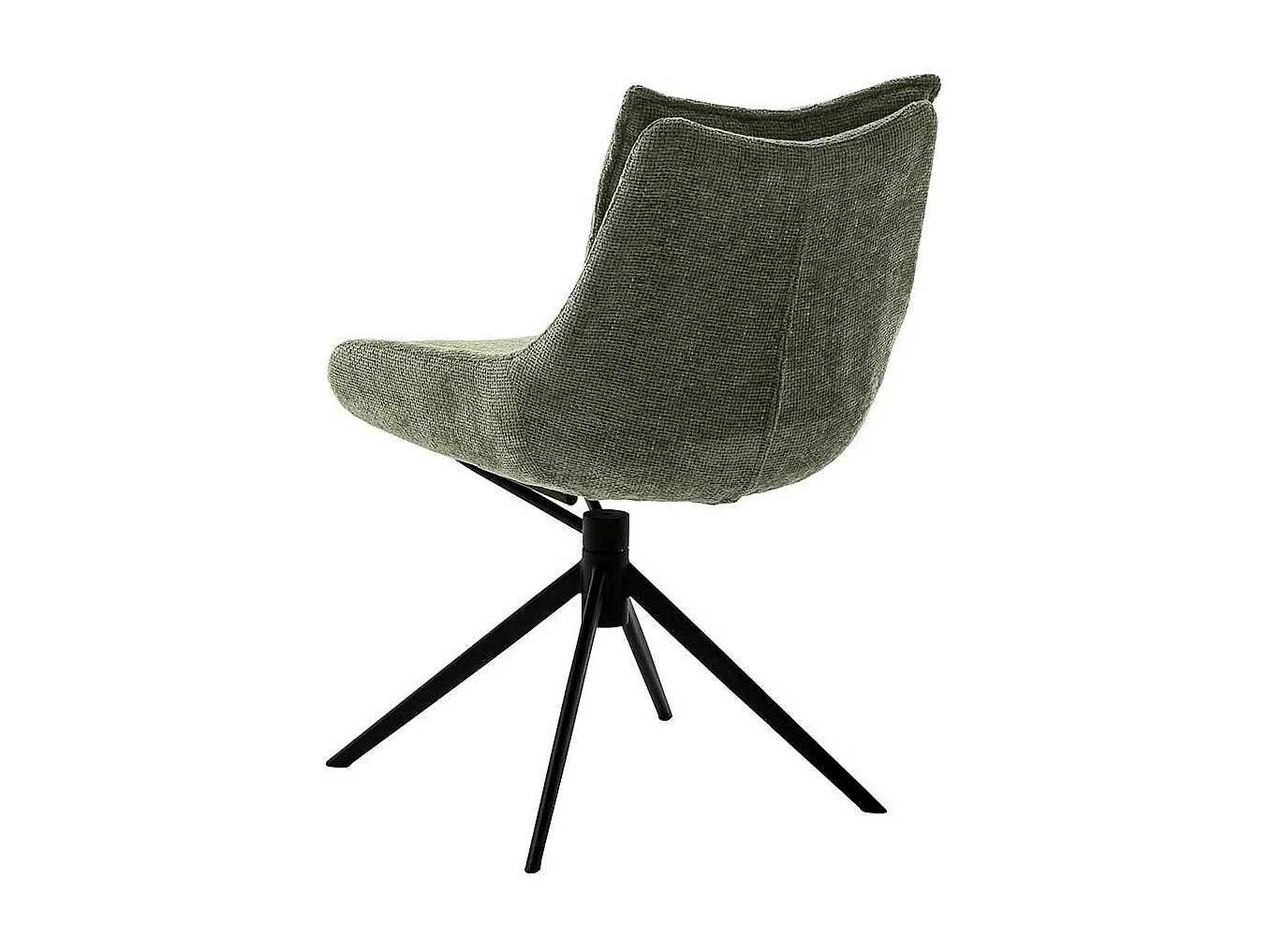 Esstisch Stühle in Oliv Grün Gestell aus Metall (2er Set)