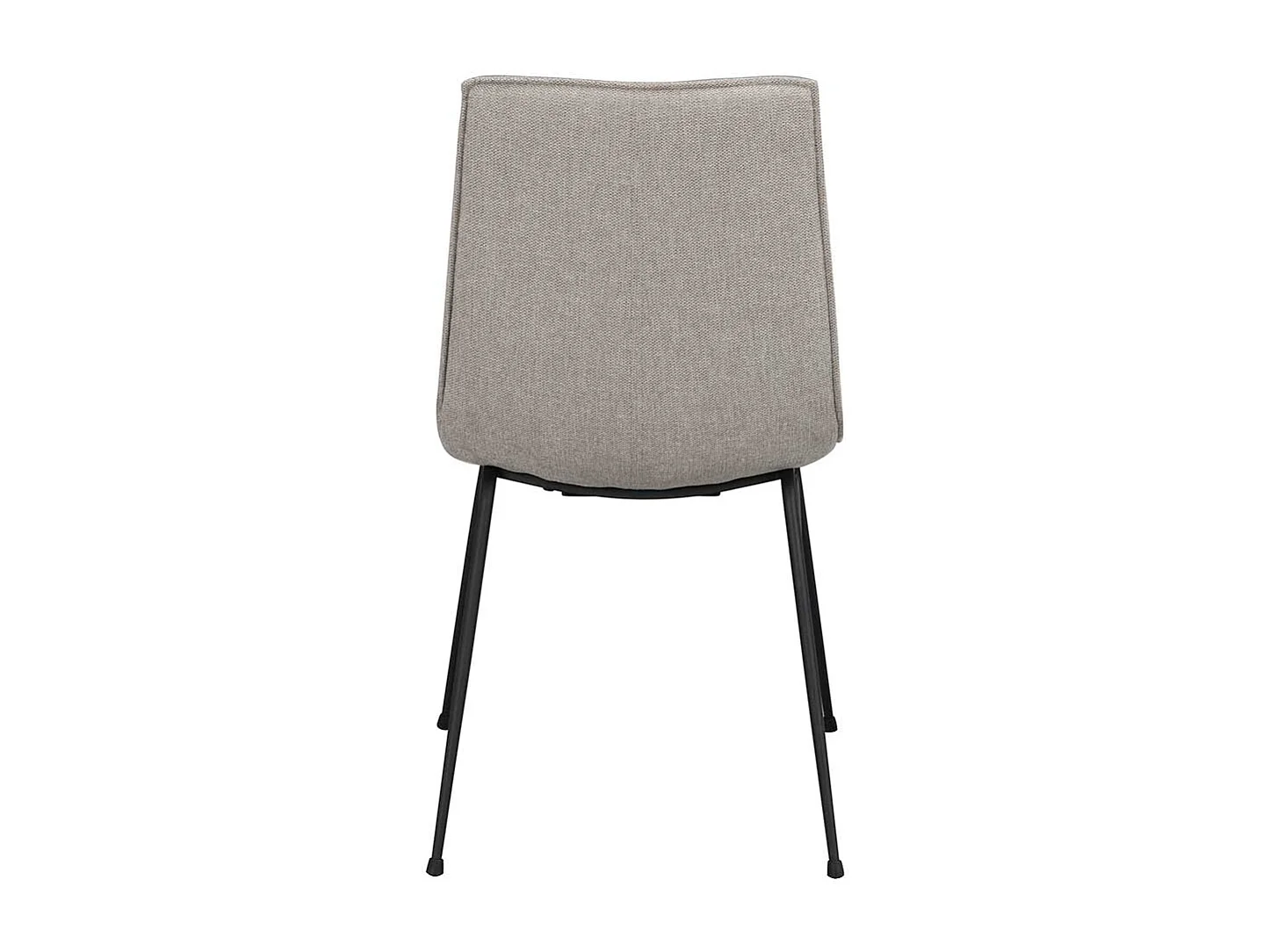 2 Stühle mit gepolsterter Rückenlehne Gestell aus Metall (2er Set)