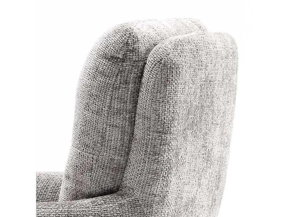 Esstischstuhl Stuhl Set in Grau mit hoher Rückenlehne (2er Set)