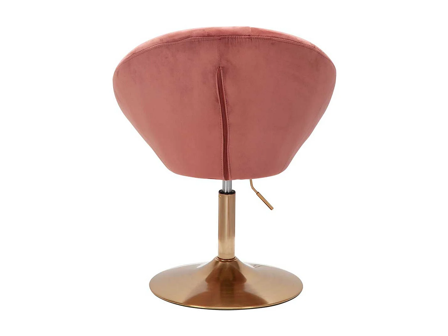 Samt Drehstühle in Altrosa Samt höhenverstellbar