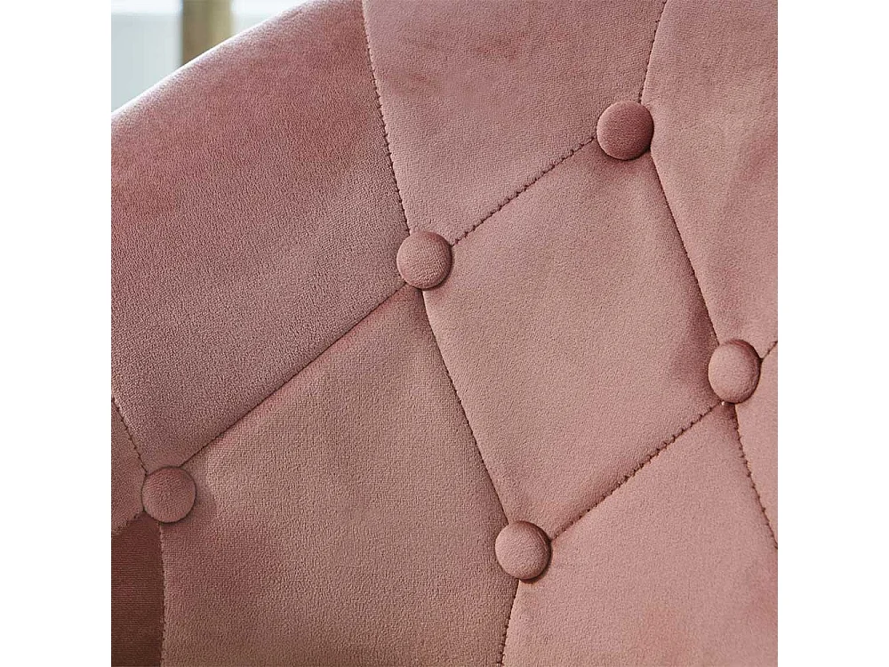 Samt Drehstühle in Altrosa Samt höhenverstellbar