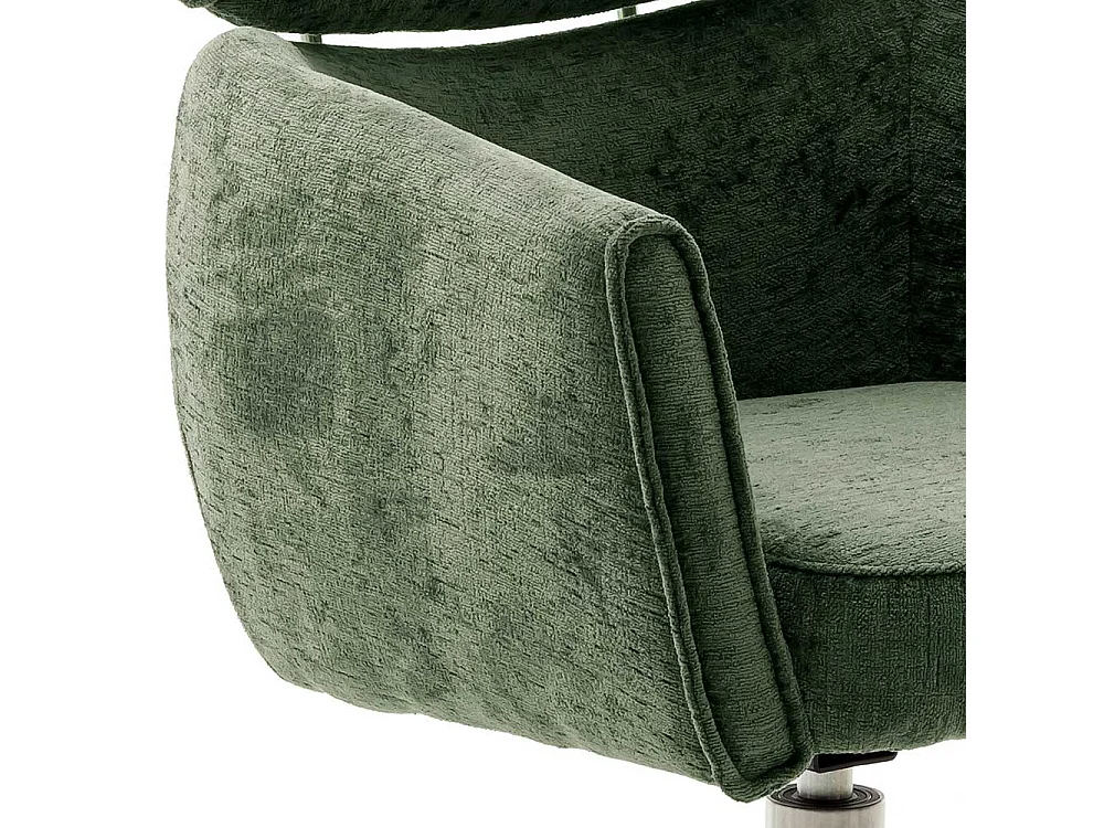 Esszimmerstühle modern drehbar Gestell aus Edelstahl (2er Set)