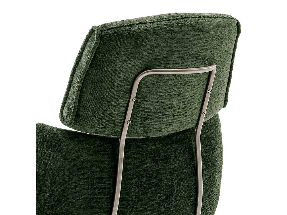 Esszimmerstühle modern drehbar Gestell aus Edelstahl (2er Set)