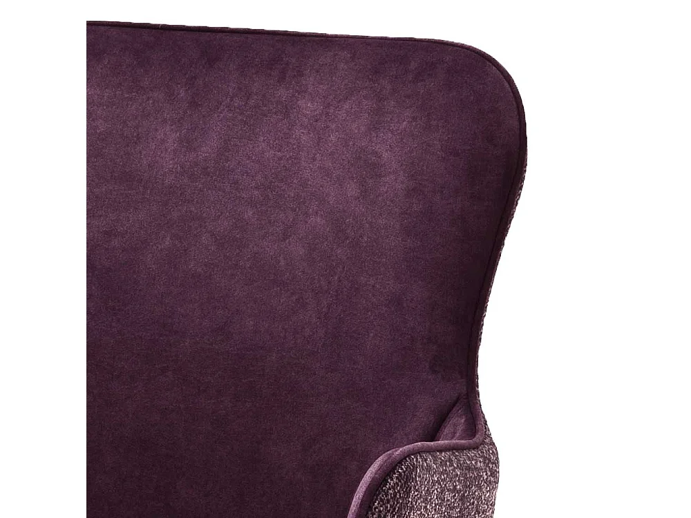 Armlehner in Dunkelrot Stoff drehbar (2er Set)