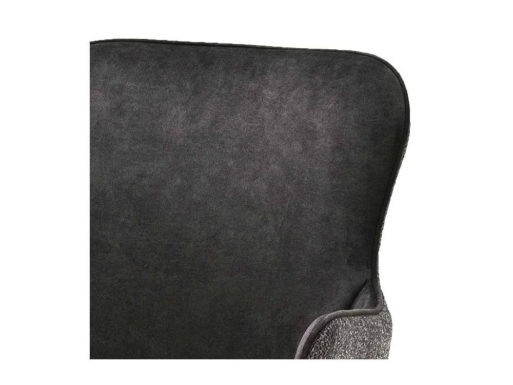 Esstisch St�hle in Anthrazit Stoff drehbar (2er Set)