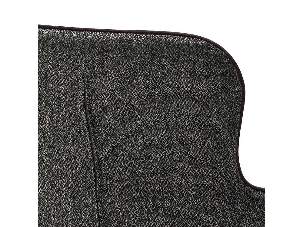 Esstisch St�hle in Anthrazit Stoff drehbar (2er Set)