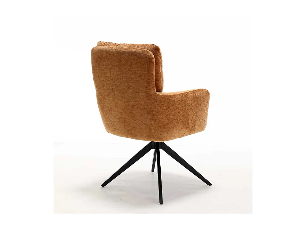 Hochlehner Stuhl Set drehbar mit Gestell aus Metall (2er Set)