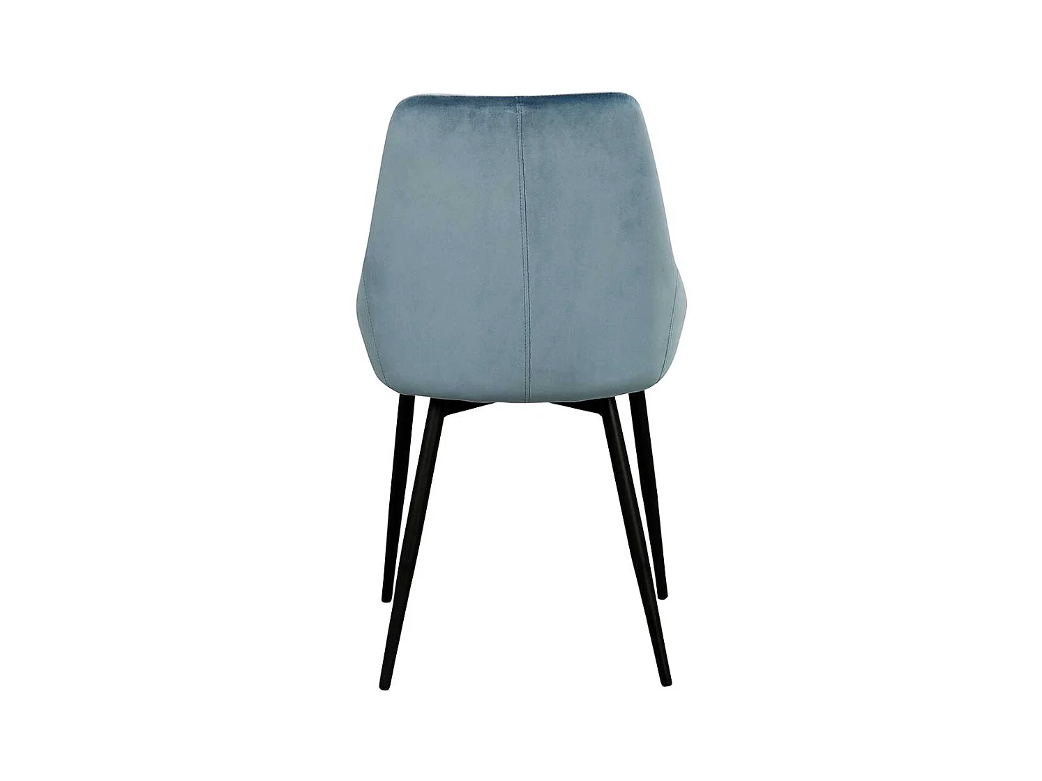 Esszimmer Stuhl Set in Blau und Schwarz modern (2er Set)