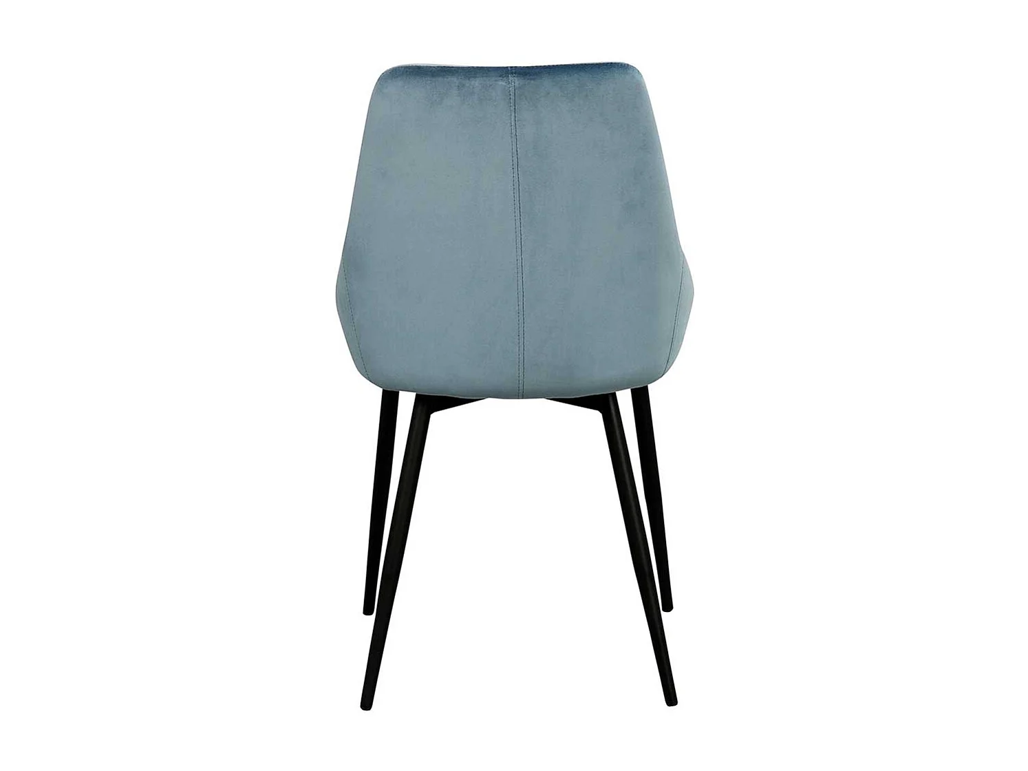 Esszimmer Stuhl Set in Blau und Schwarz modern (2er Set)