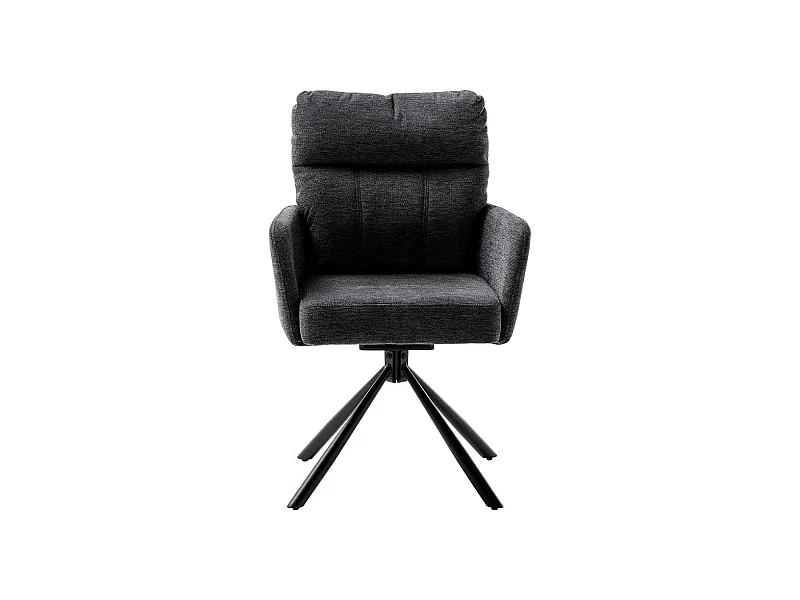 Esszimmerstuhl mit Armlehnen drehbar (2er Set)