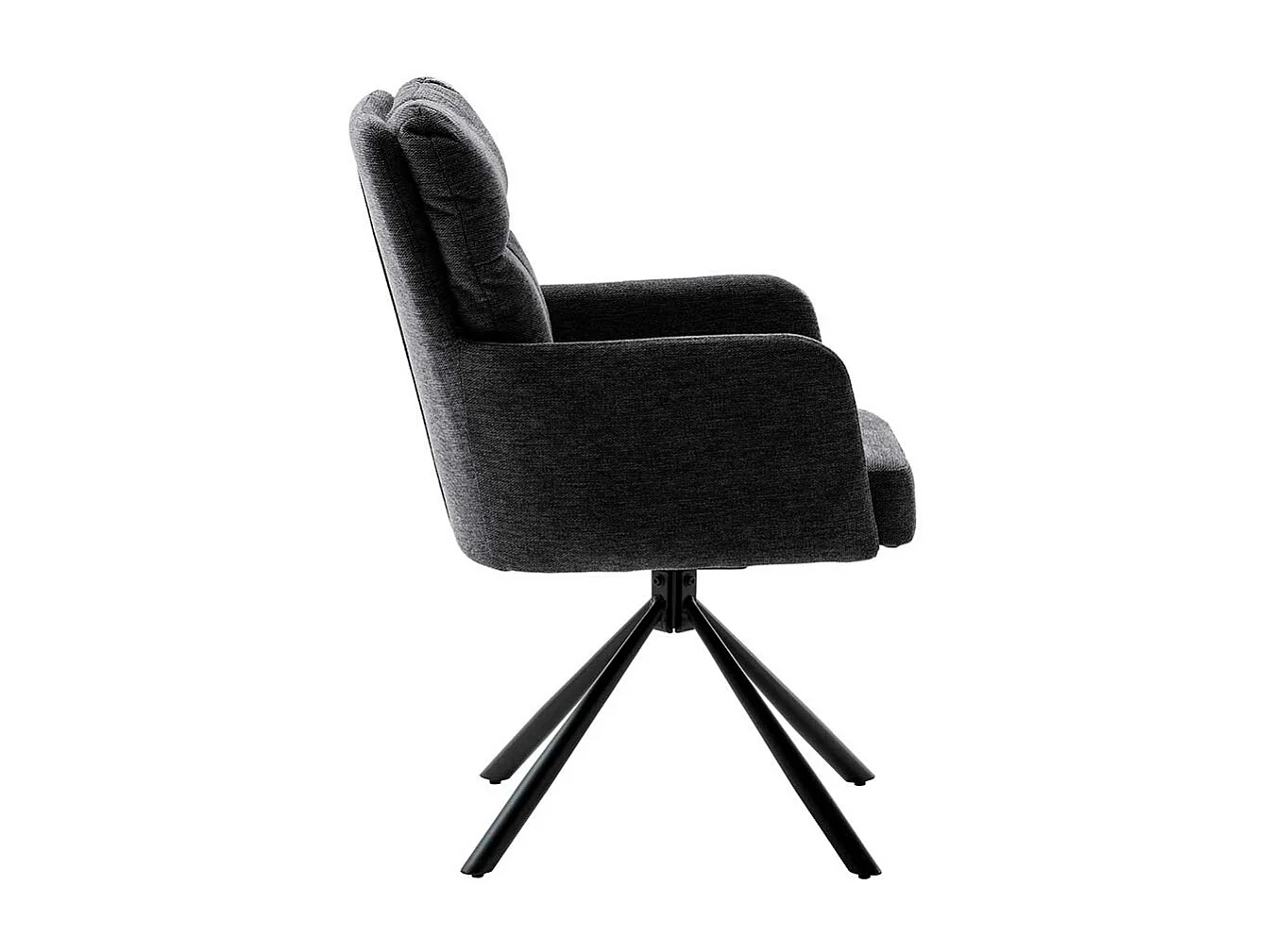 Esszimmerstuhl mit Armlehnen drehbar (2er Set)