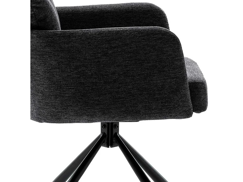 Esszimmerstuhl mit Armlehnen drehbar (2er Set)