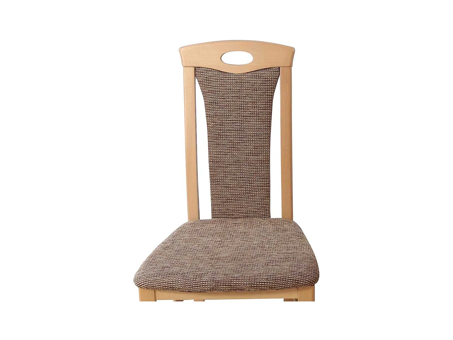 Küchenstühle in Hellbraun Gestell aus Massivholz (2er Set)