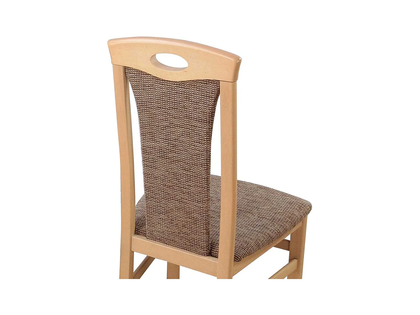 Küchenstühle in Hellbraun Gestell aus Massivholz (2er Set)