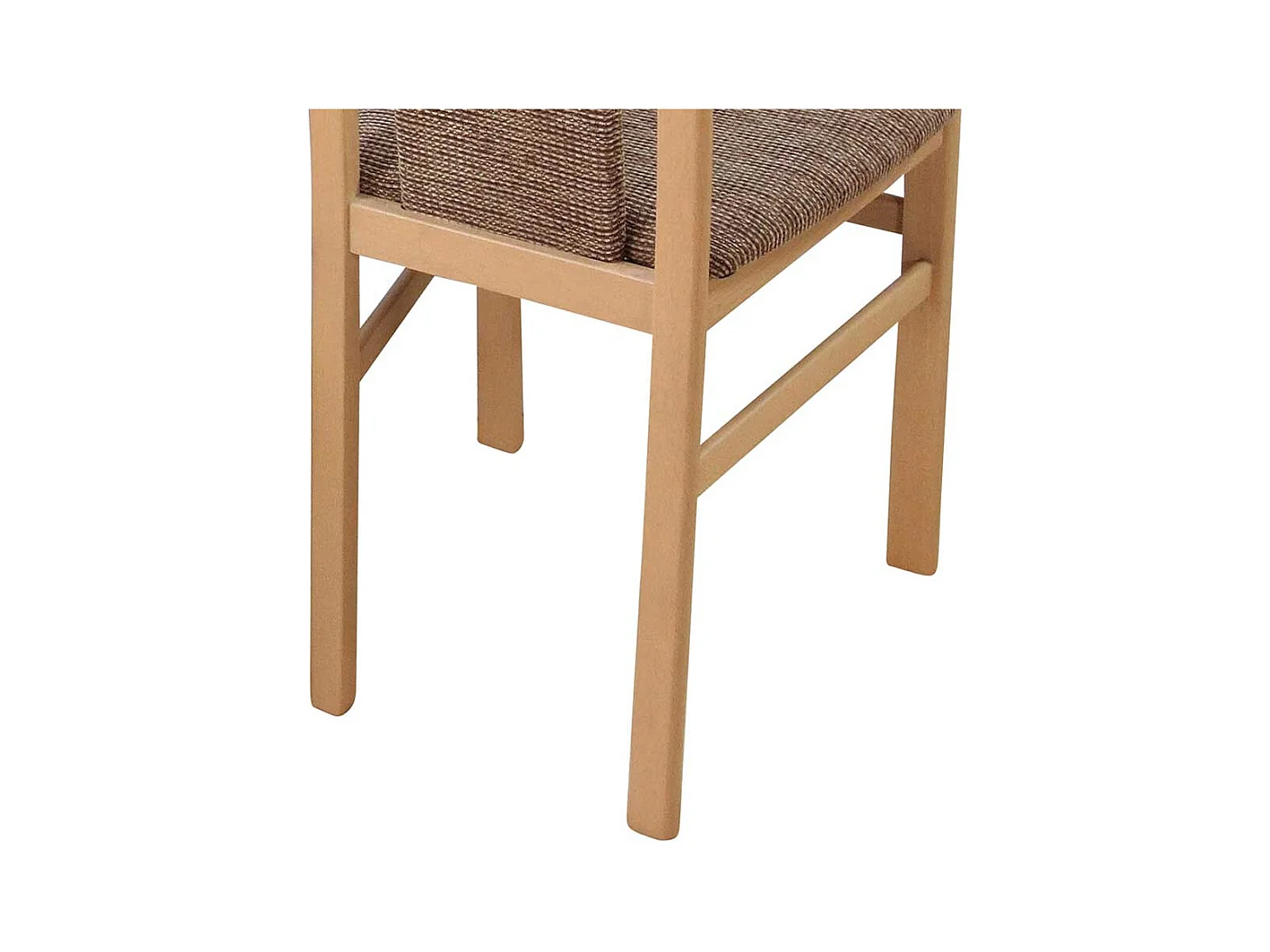 Küchenstühle in Hellbraun Gestell aus Massivholz (2er Set)