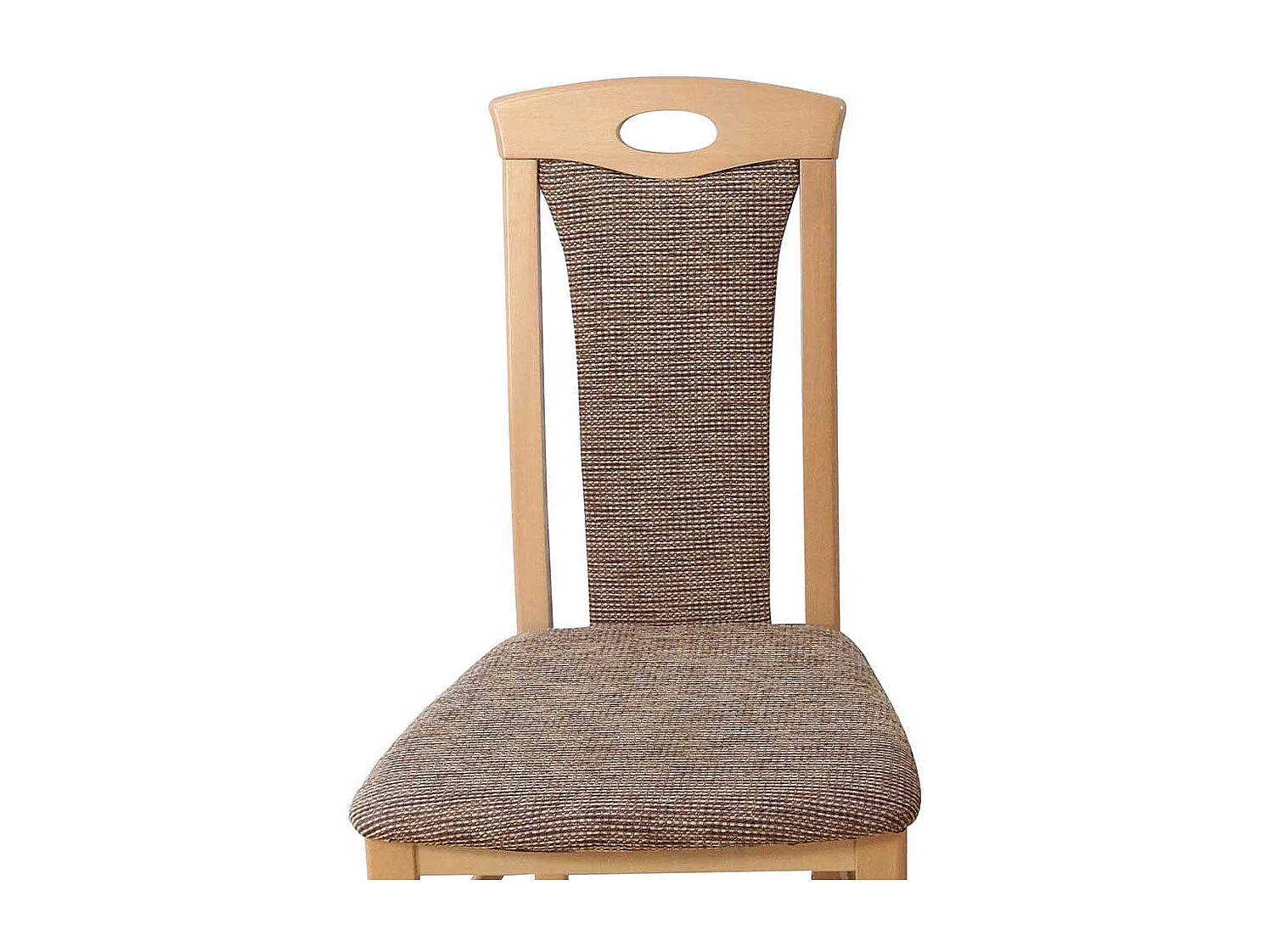 Küchenstühle in Hellbraun Gestell aus Massivholz (2er Set)