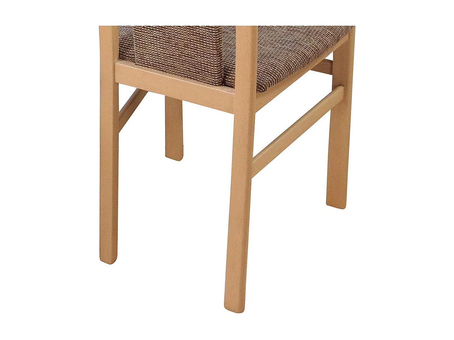 Küchenstühle in Hellbraun Gestell aus Massivholz (2er Set)