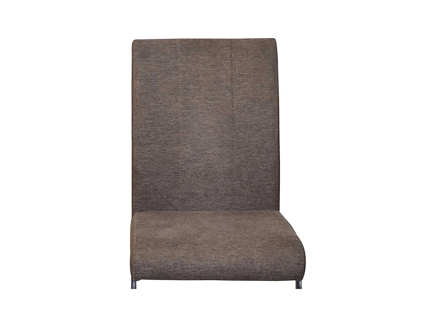 Freischwinger in Braun und Schwarz Strukturstoff und glattem Webstoff (4er Set)