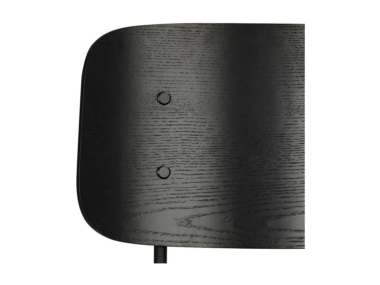 Retro Esstischstühle in Schwarz Metallgestell (2er Set)