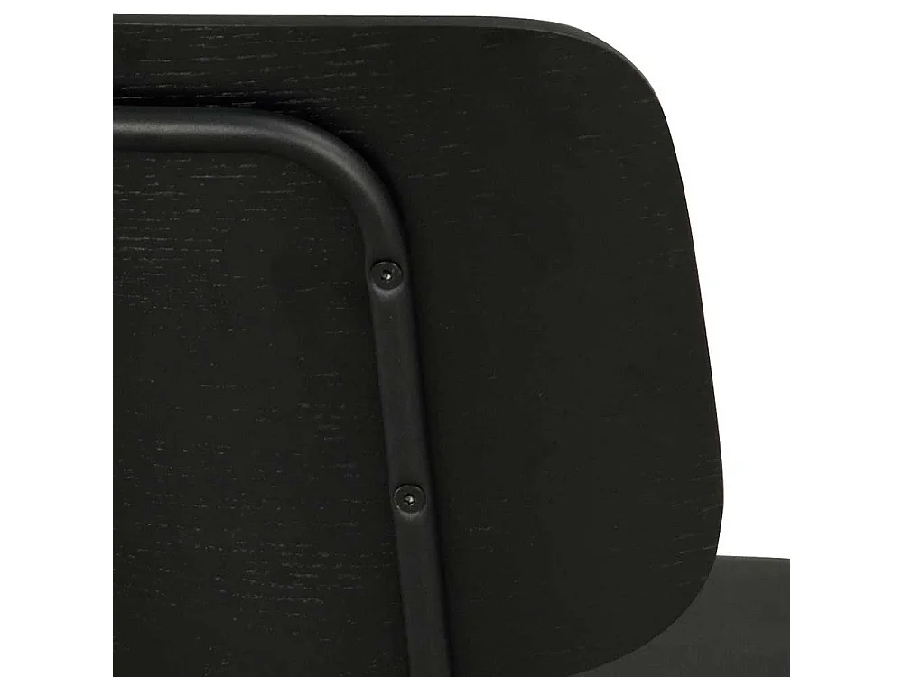 Retro Esstischstühle in Schwarz Metallgestell (2er Set)