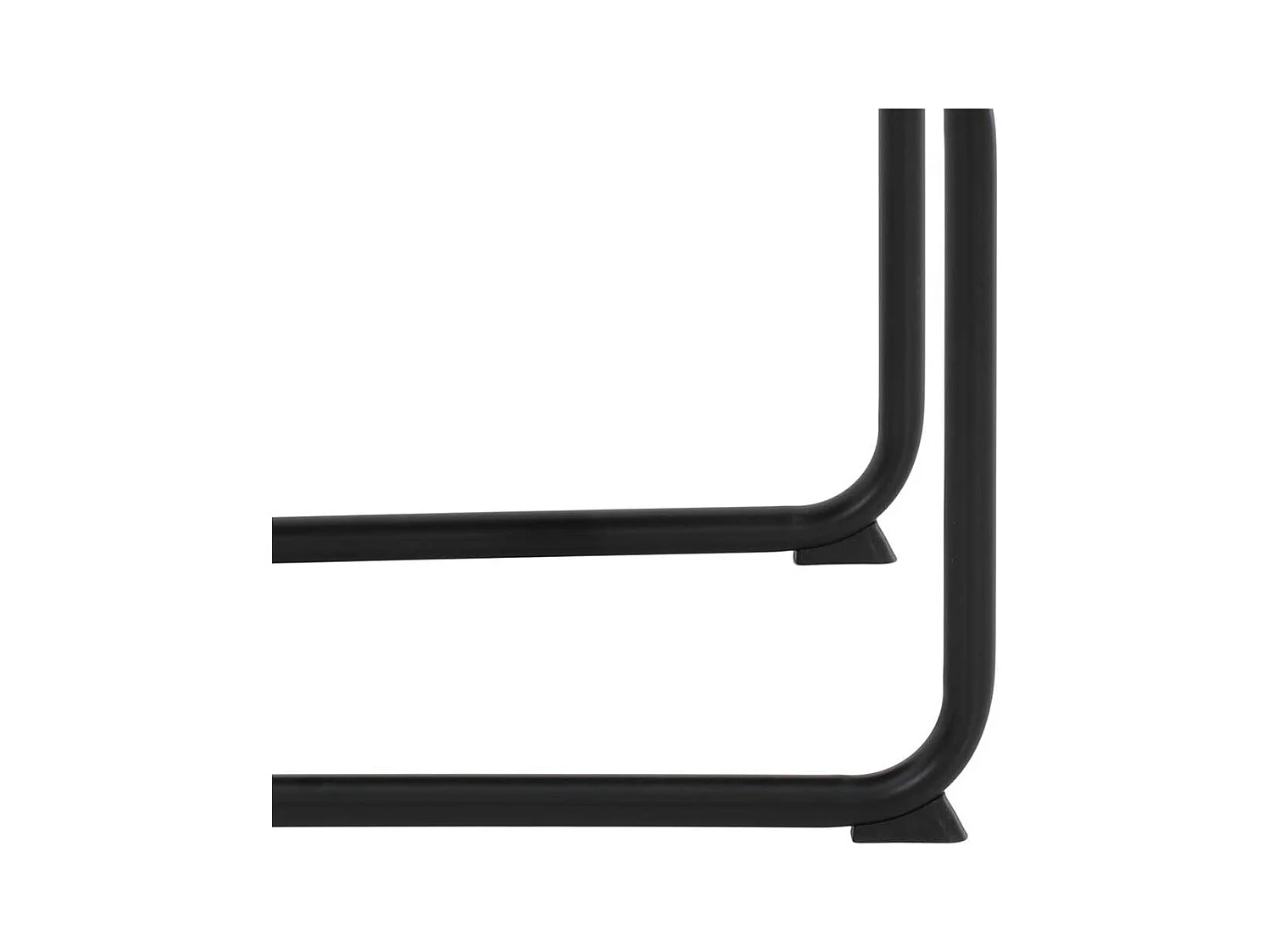 Freischwinger Stuhl in Anthrazit und Schwarz Microfaser (Set)