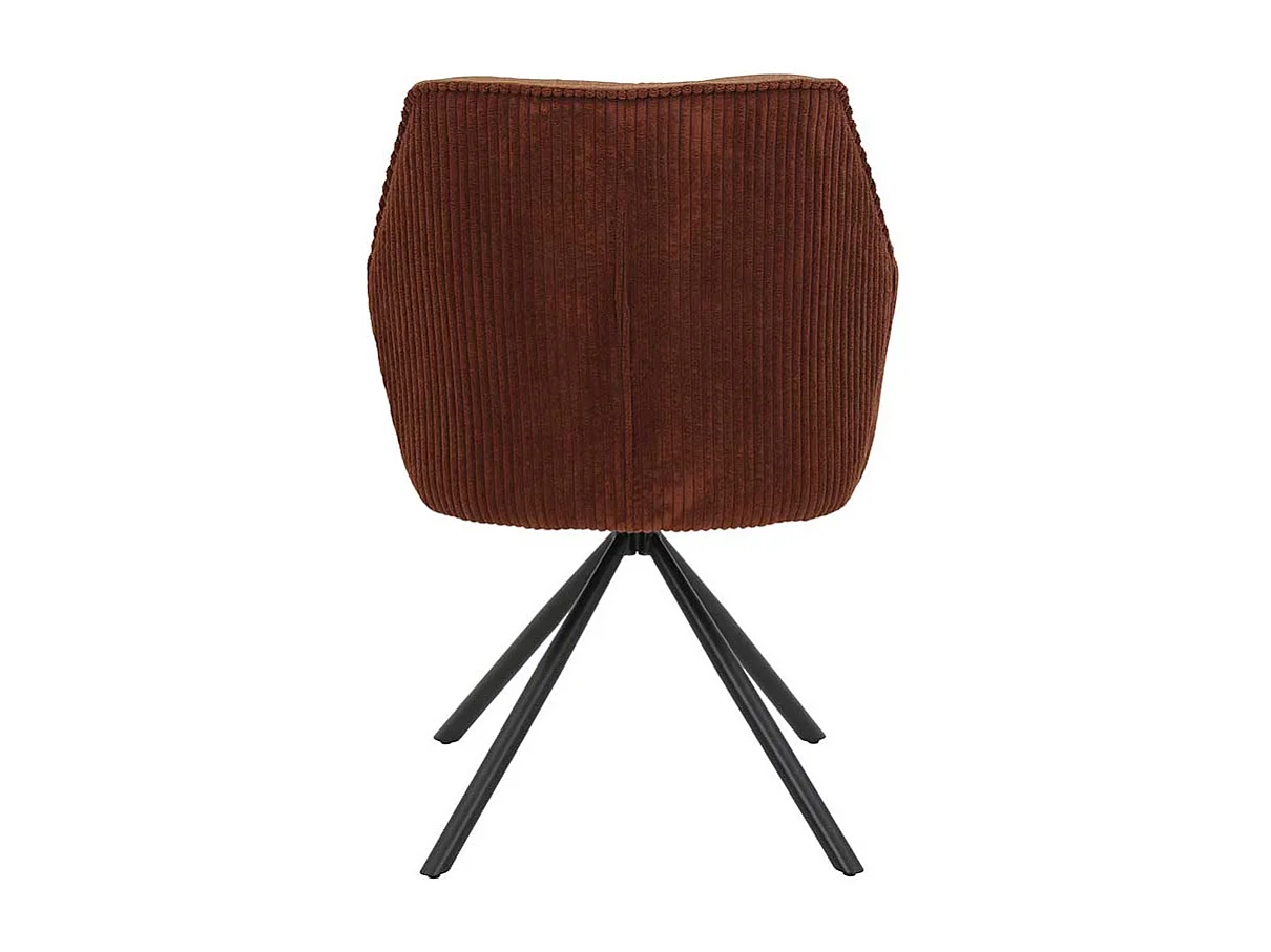 Drehstuhl aus Samtvelours Gestell aus Metall (2er Set)