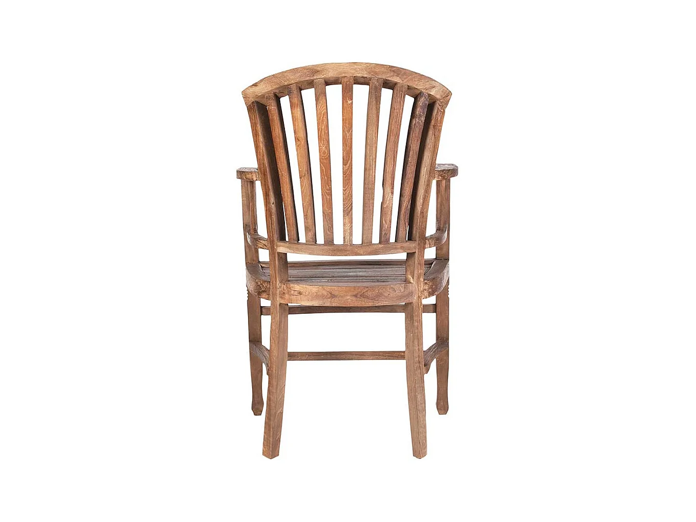 Massivhozstuhl mit Armlehnen Teak