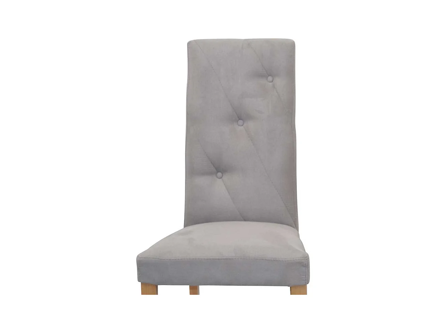 Kunstleder Hochlehner in Taupe Eichefarben (2er Set)