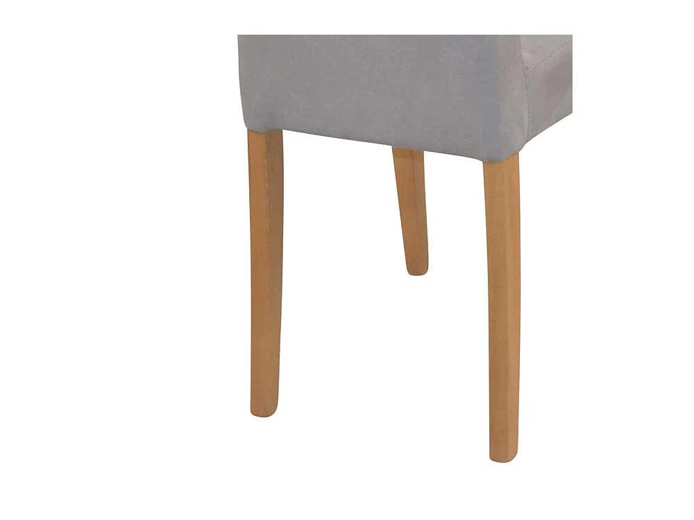 Kunstleder Hochlehner in Taupe Eichefarben (2er Set)