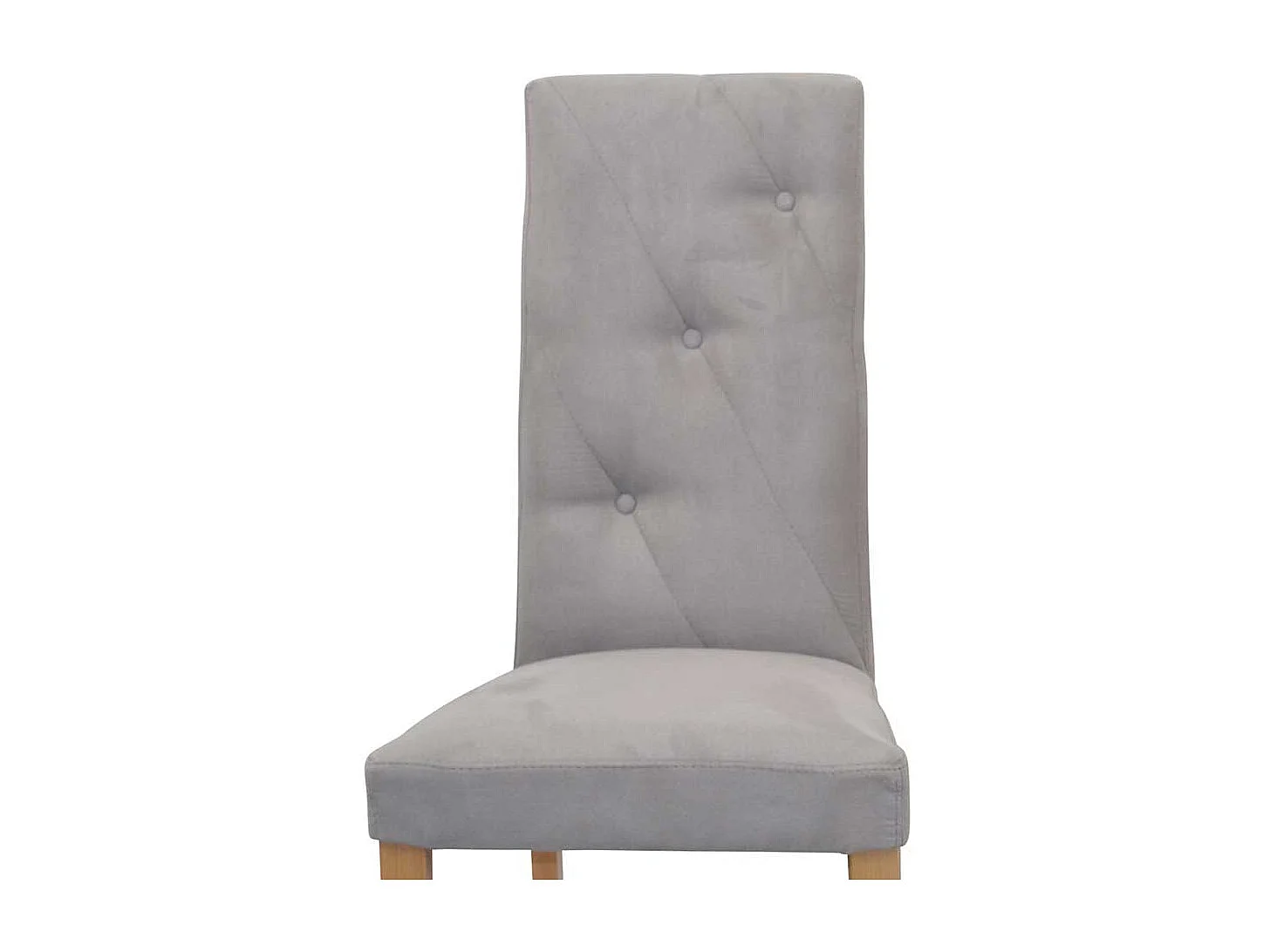 Kunstleder Hochlehner in Taupe Eichefarben (2er Set)