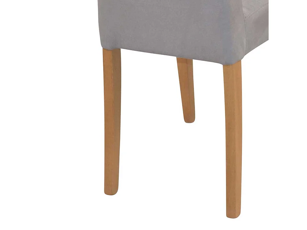 Kunstleder Hochlehner in Taupe Eichefarben (2er Set)