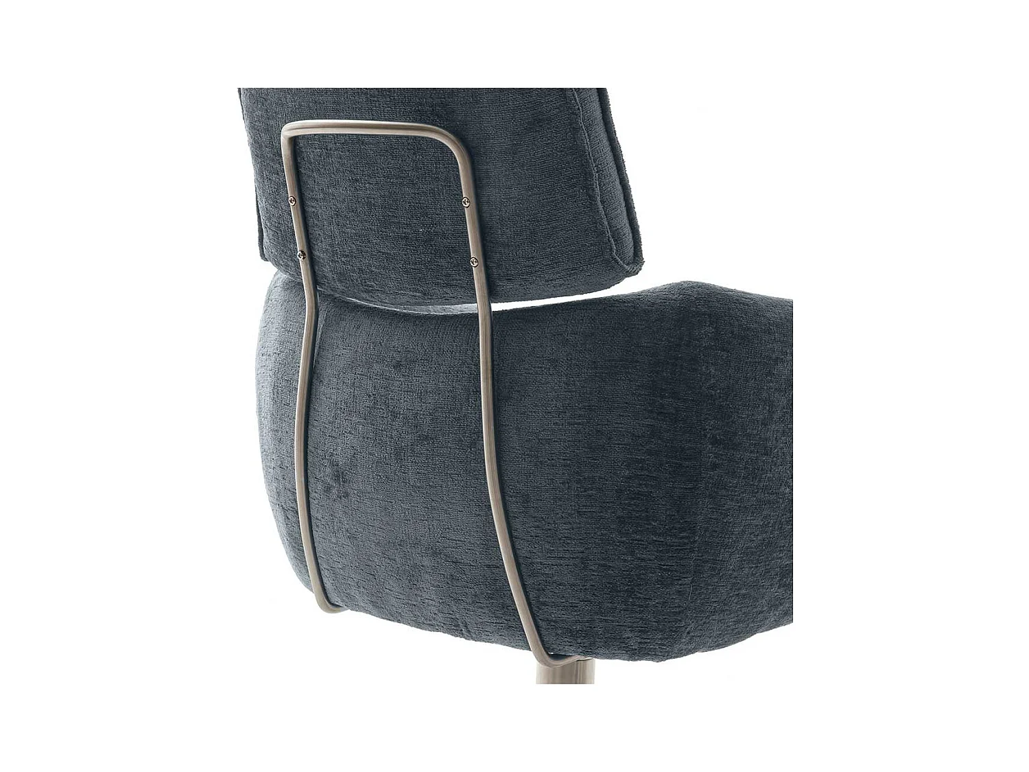 Esszimmerarmlehnstühle modern in Anthrazit drehbar (2er Set)