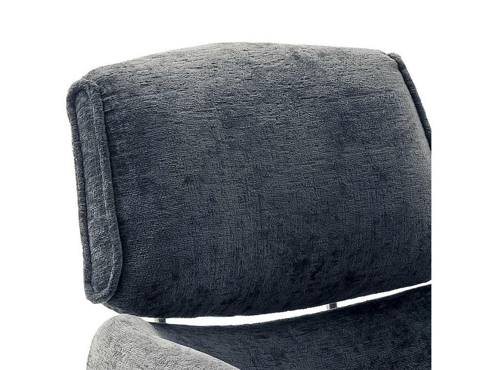 Esszimmerarmlehnstühle modern in Anthrazit drehbar (2er Set)