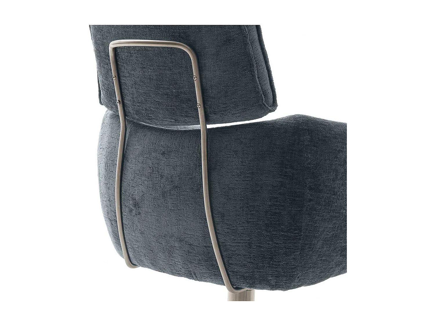 Esszimmerarmlehnstühle modern in Anthrazit drehbar (2er Set)