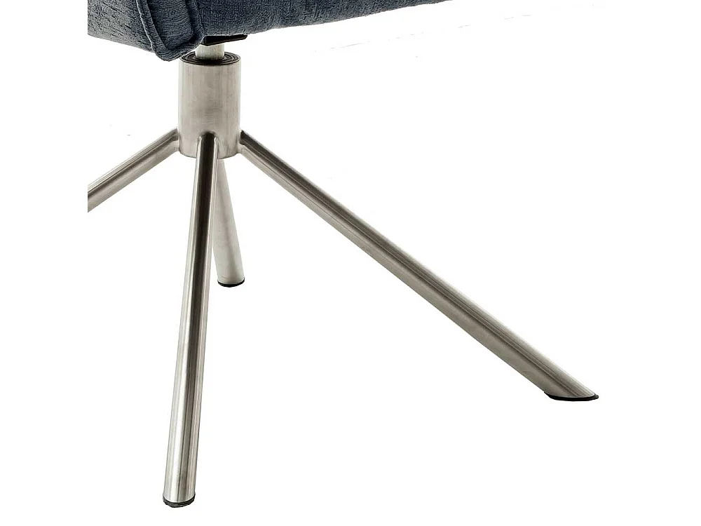 Esszimmerarmlehnstühle modern in Anthrazit drehbar (2er Set)