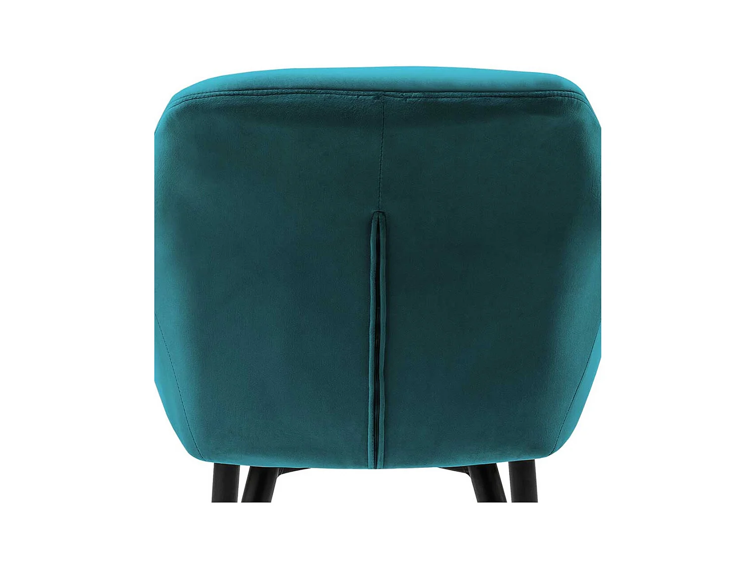 Esszimmerarmlehnstuhl in Türkis Samt Metallgestell