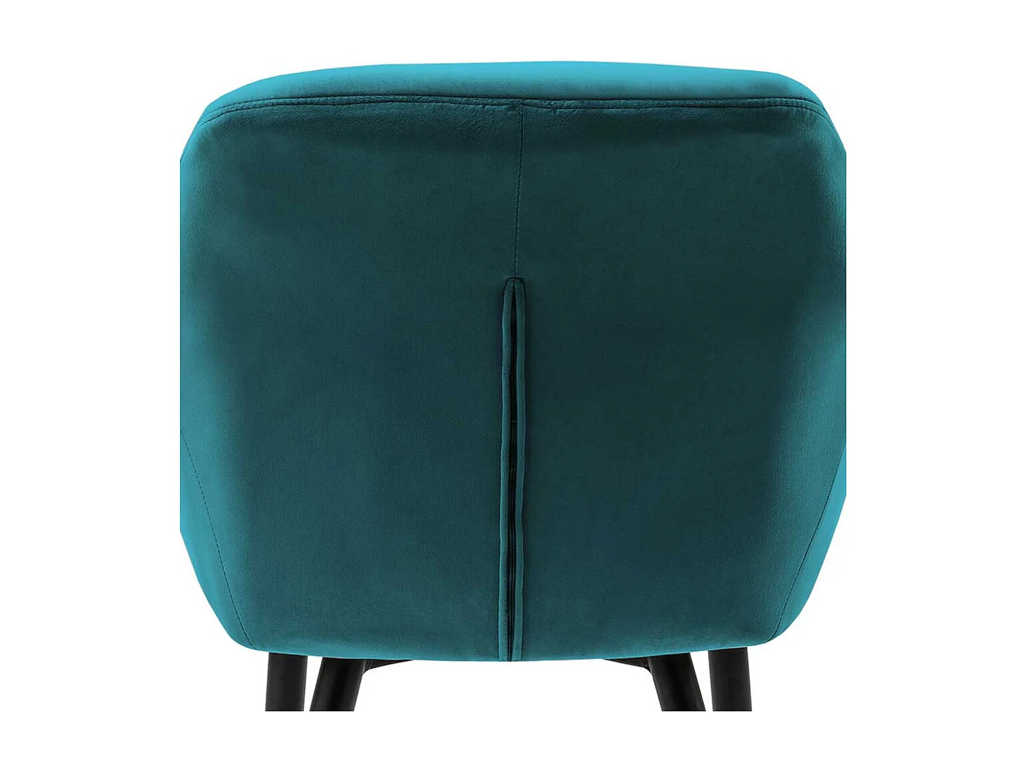 Esszimmerarmlehnstuhl in Türkis Samt Metallgestell