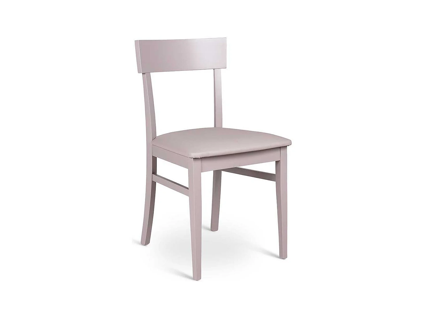 Esstischstuhl in Hellgrau Buche Massivholz (2er Set)